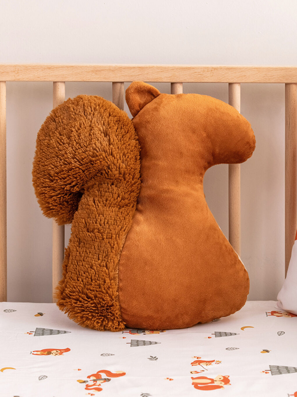 Толтырылған тиін сәбиге арналған жастықша 38 см-2