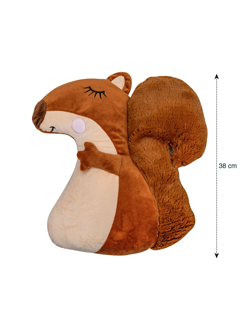 Толтырылған тиін сәбиге арналған жастықша 38 см-4