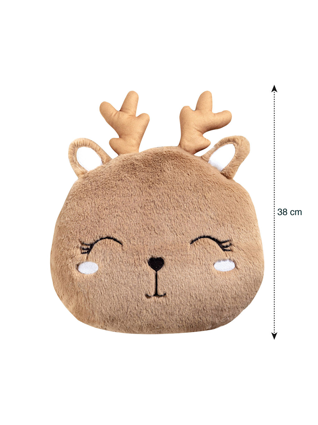 Besticktes Gefülltes Plüsch Babykissen 38 Cm-3
