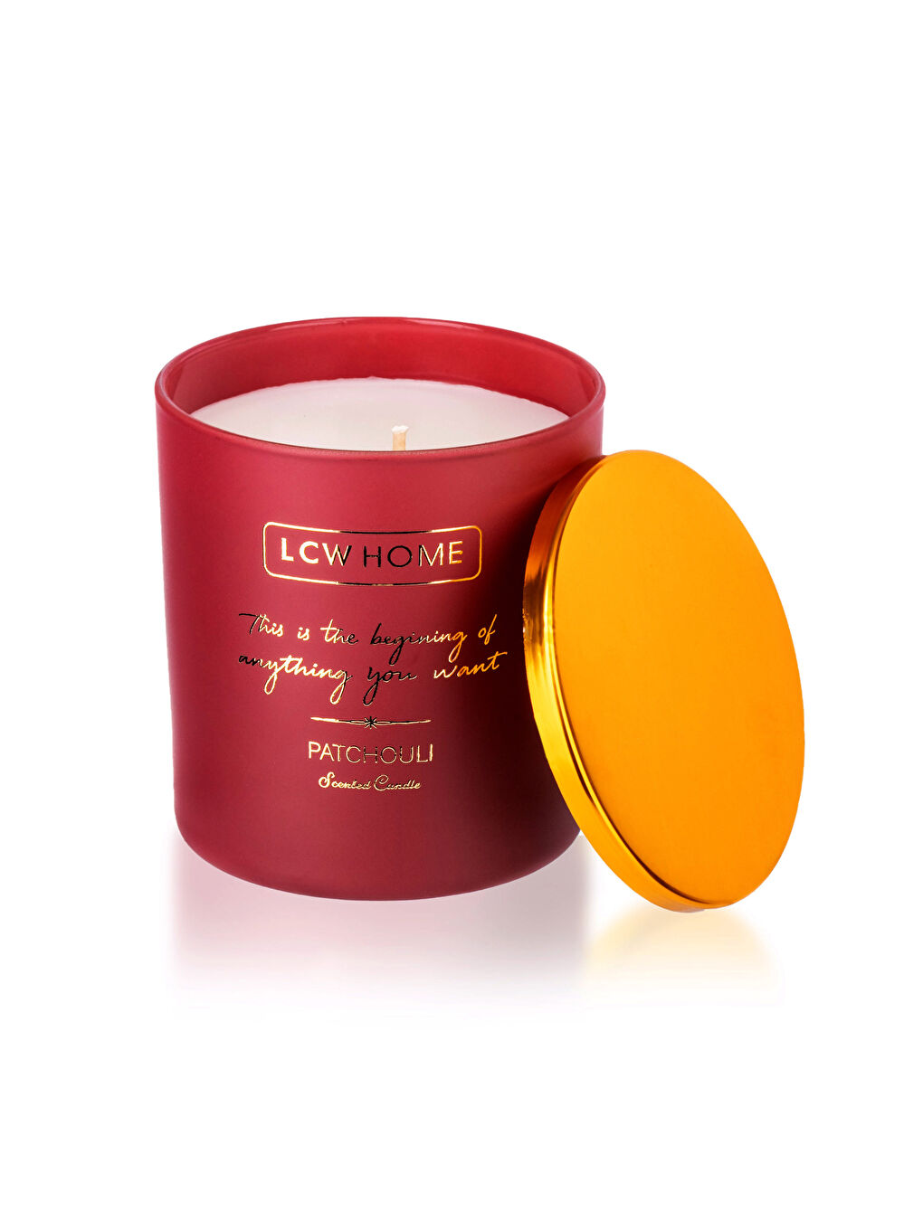 شمعة زجاجية زخرفية باتشولي 190 جم-4