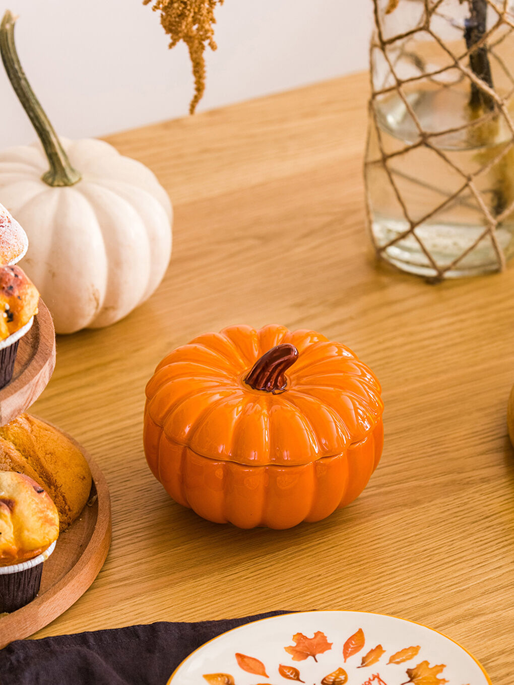 Turuncu Bal Kabağı Kokulu Mum 210 g-2