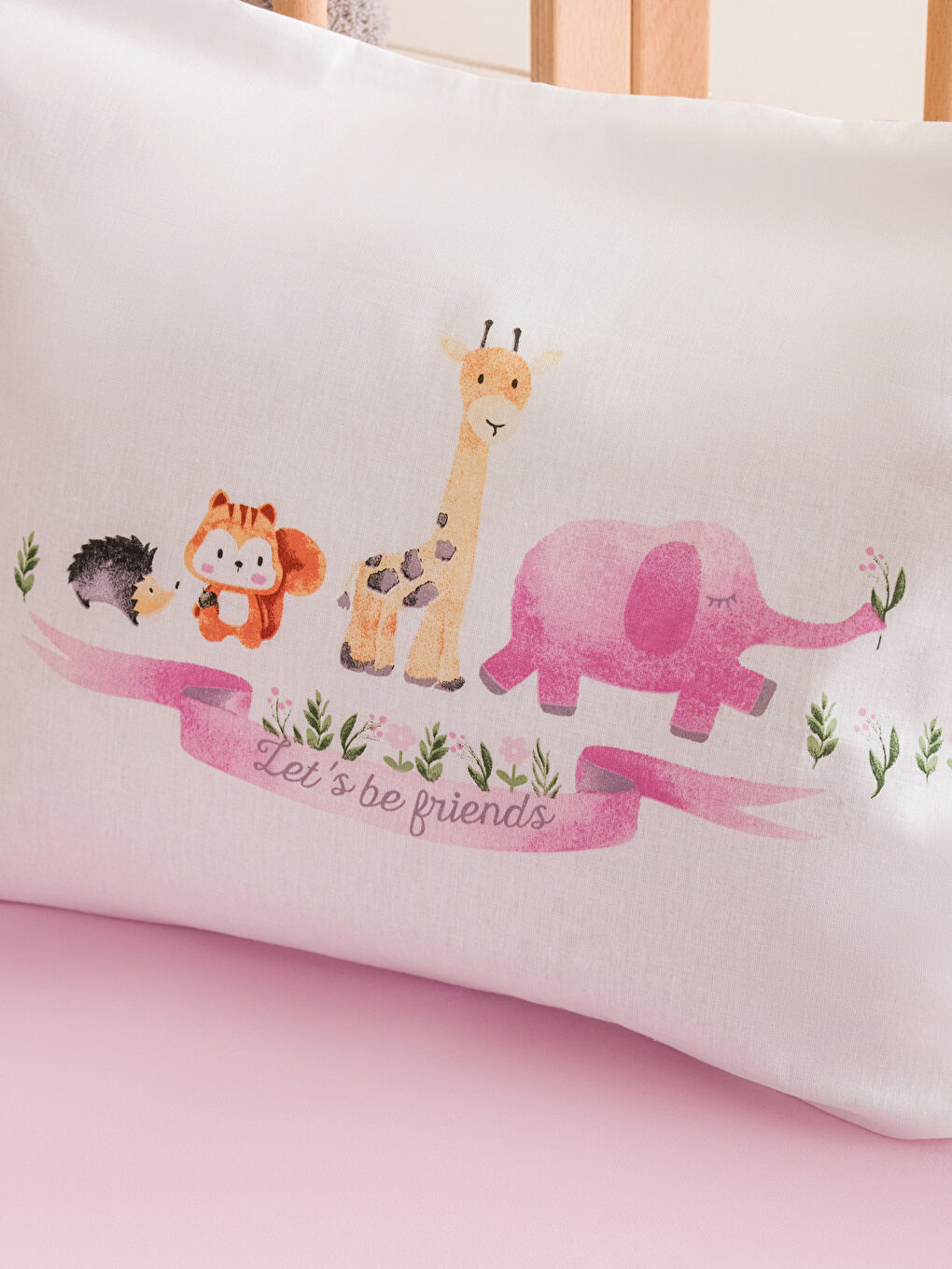 Karışık Desenli Pamuklu Bebek Nevresim Takımı-2