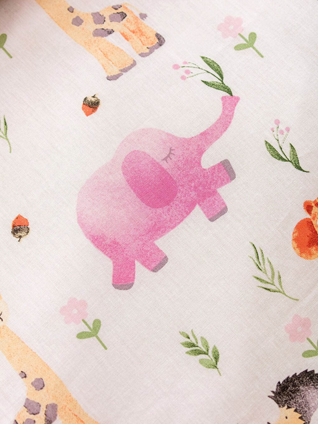 Karışık Desenli Pamuklu Bebek Nevresim Takımı-4