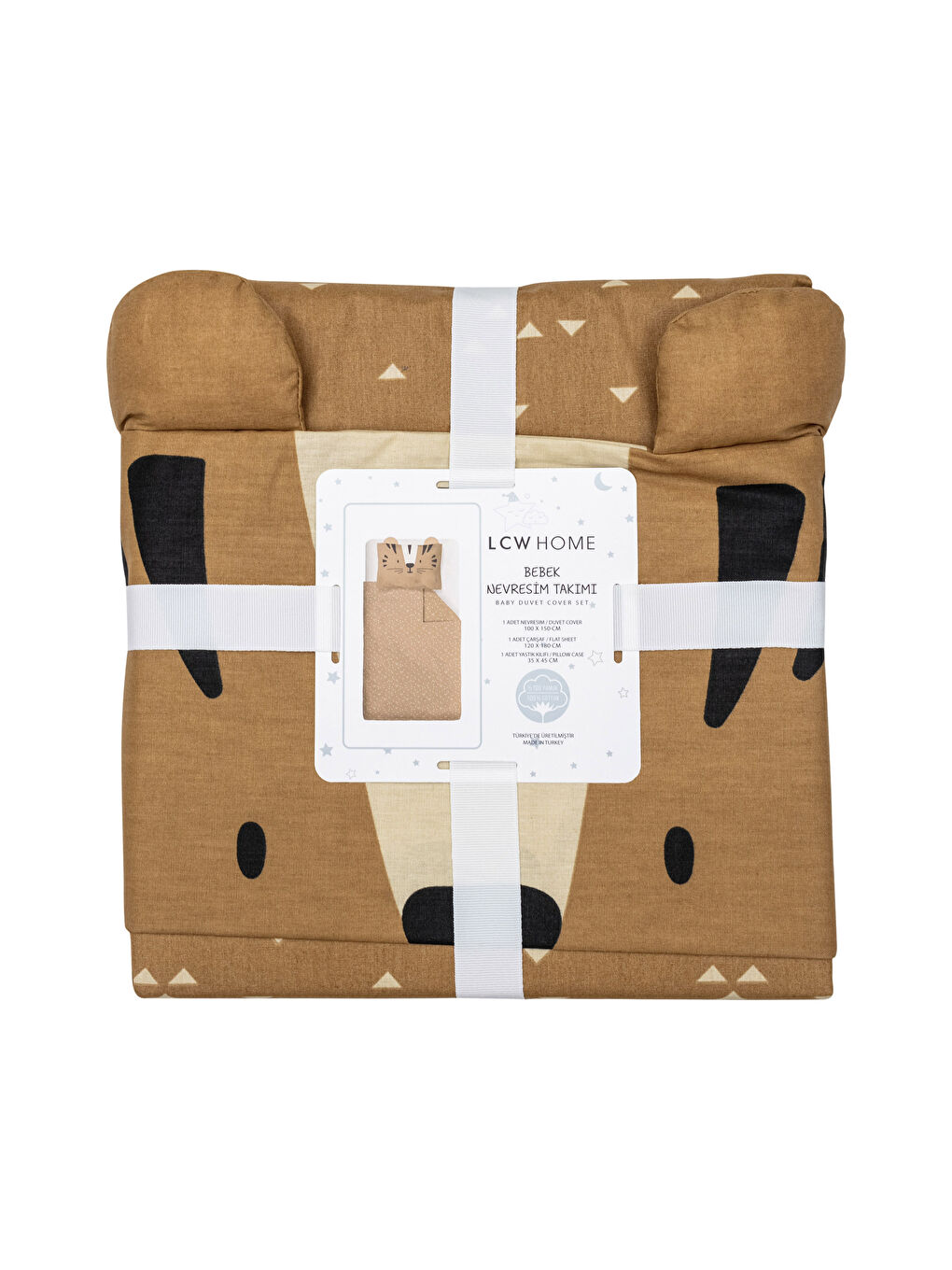 LCW HOME Patterned Cotton Baby Duvet Cover Set -W2GB11Z1-F9C
