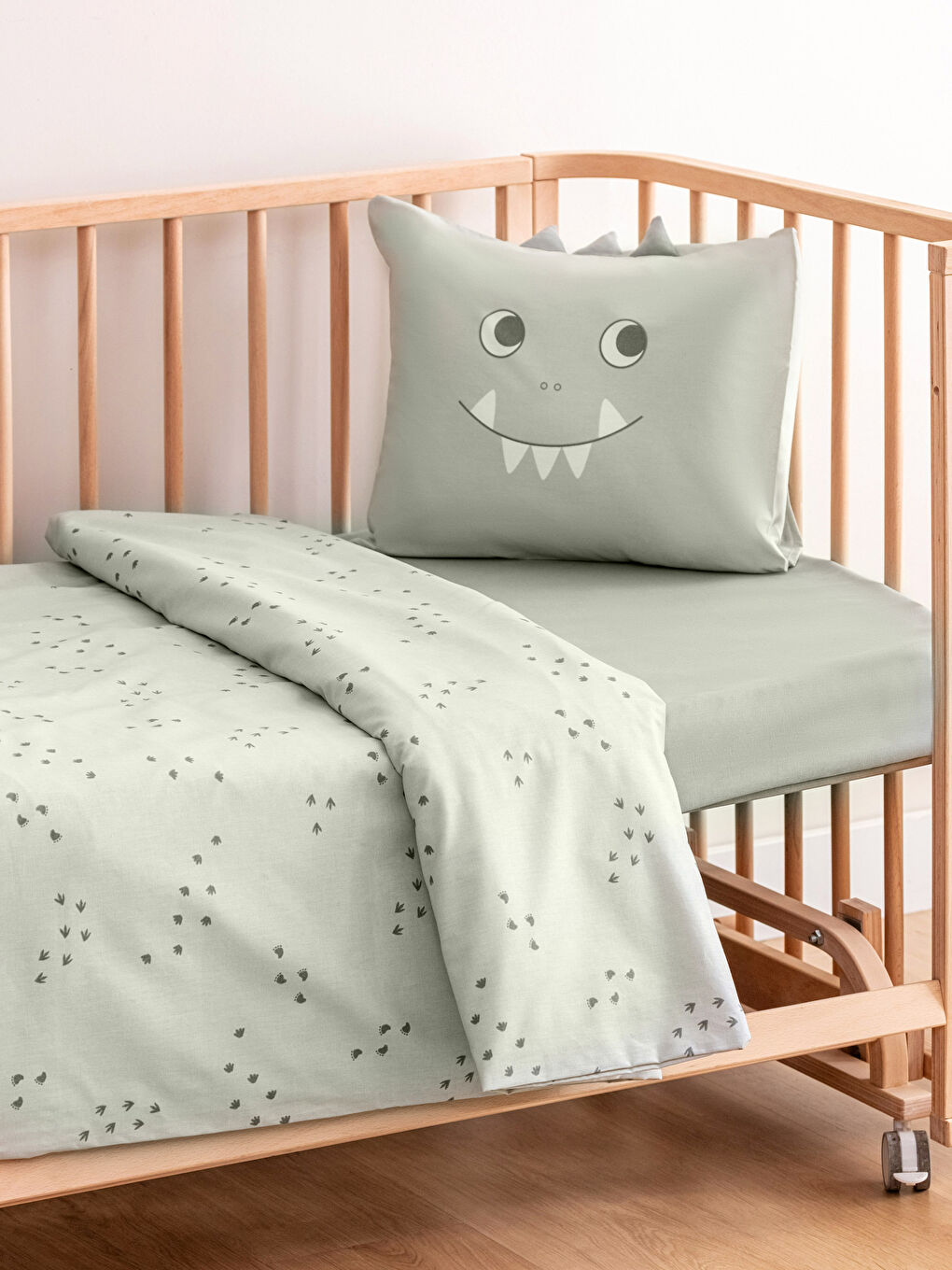 Patterned Cotton Baby Duvet Cover Set