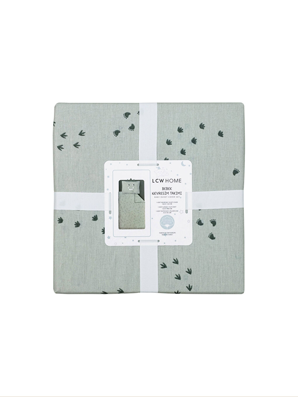 Patterned Cotton Baby Duvet Cover Set-7