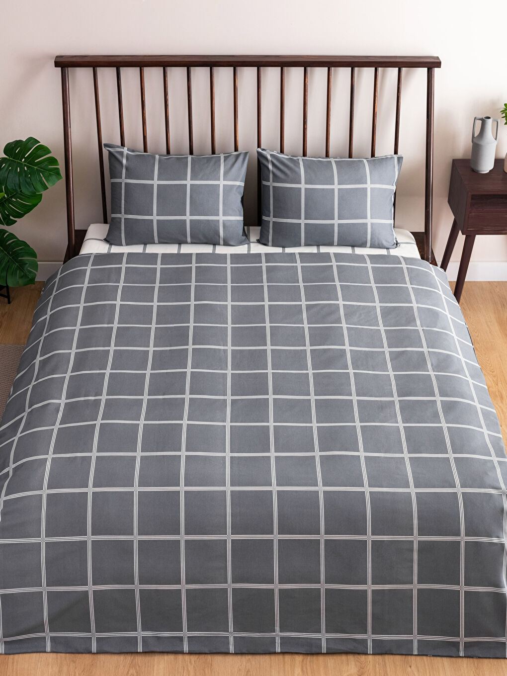 Geometric Patterned Double Duvet Cover Set-1