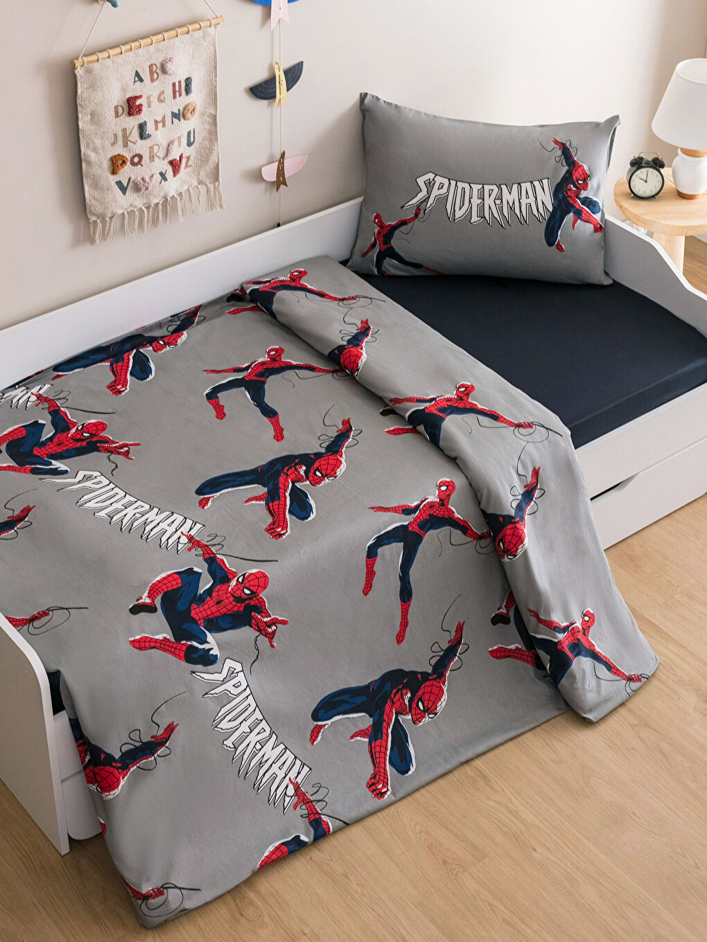 Spiderman Licensed Kids Duvet Cover Set -W2GH62Z4-F9C