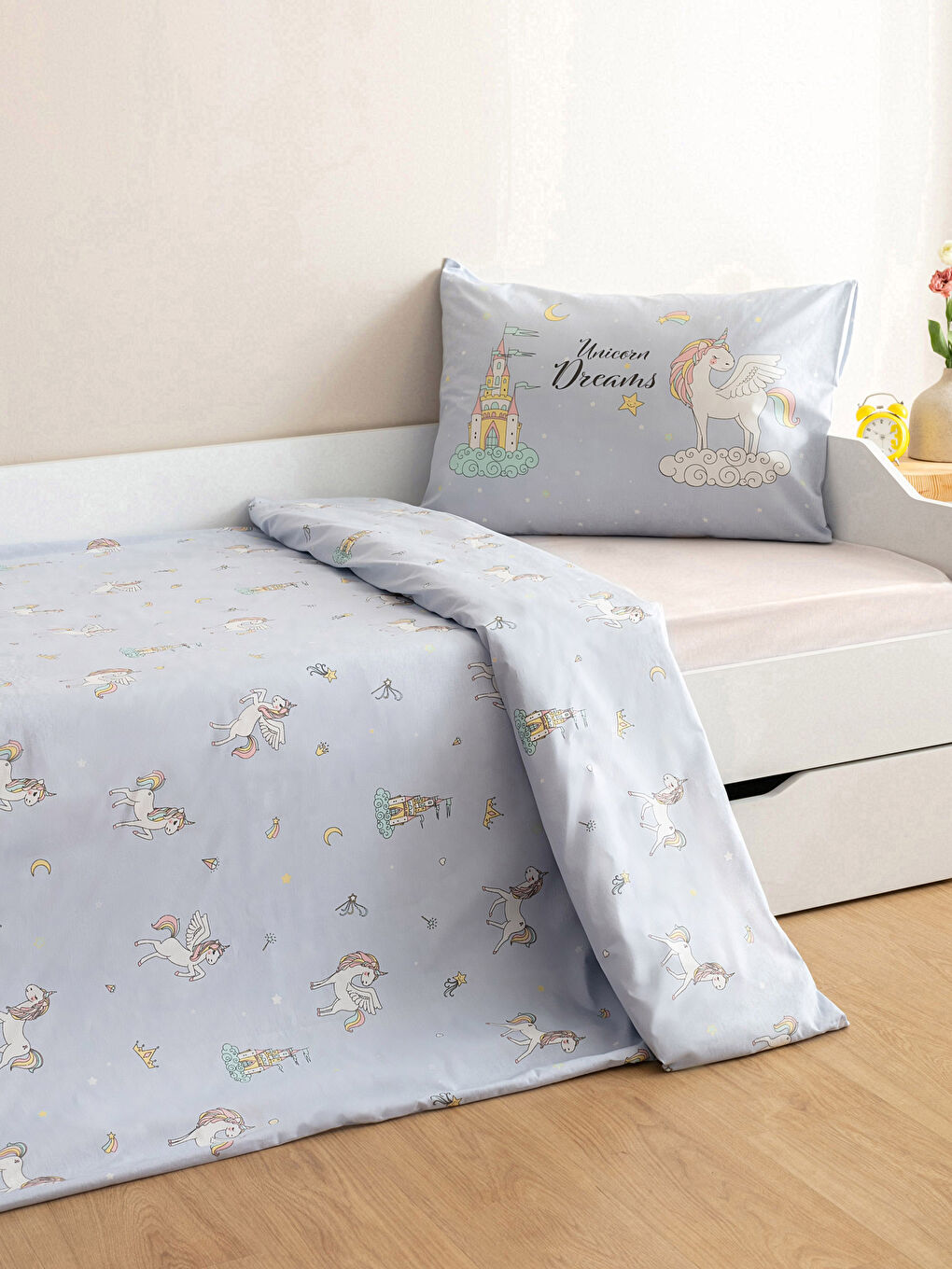 طقم أغطية لحاف أطفال قطن مطبوع