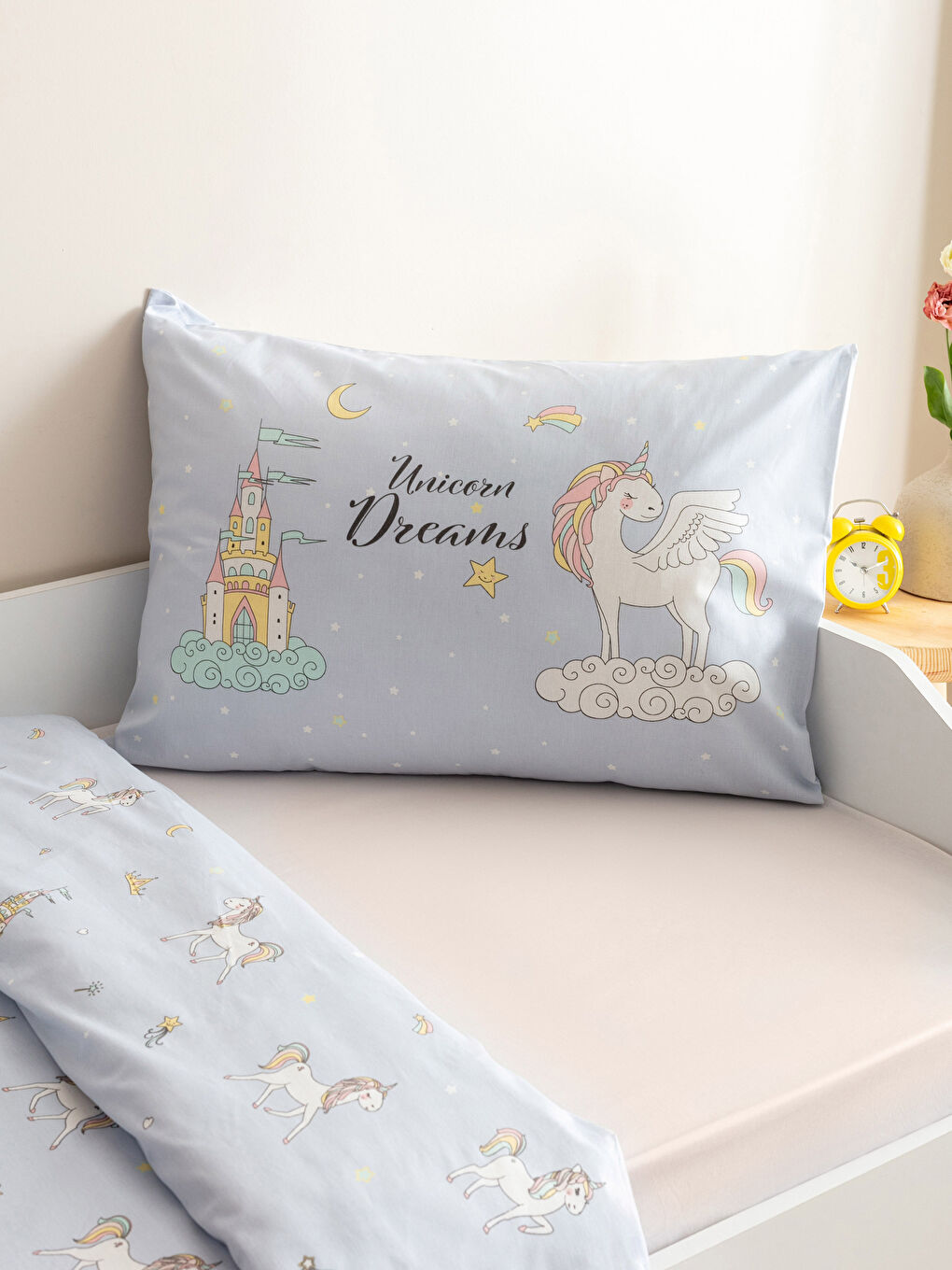 طقم أغطية لحاف أطفال قطن مطبوع-2