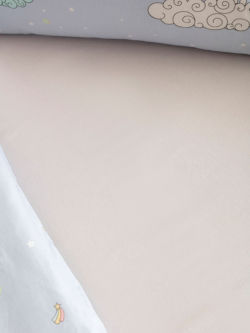 طقم أغطية لحاف أطفال قطن مطبوع-4