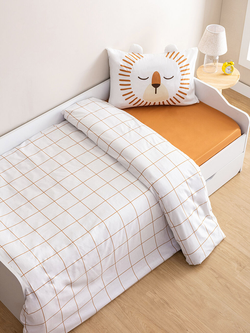 طقم أغطية لحاف أطفال قطن مطبوع-1