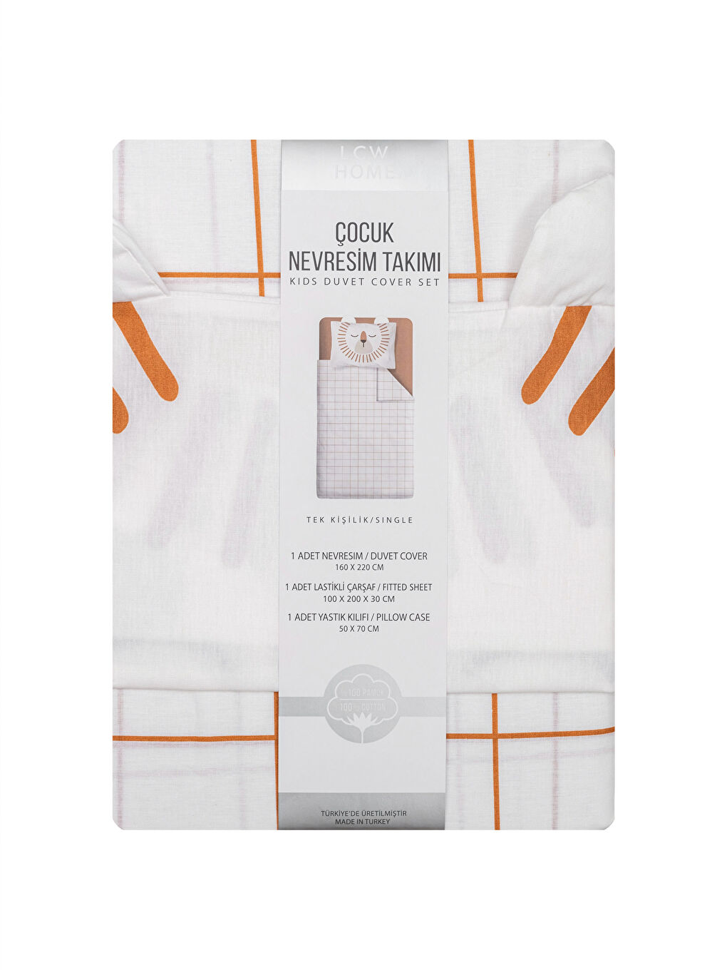 طقم أغطية لحاف أطفال قطن مطبوع-8