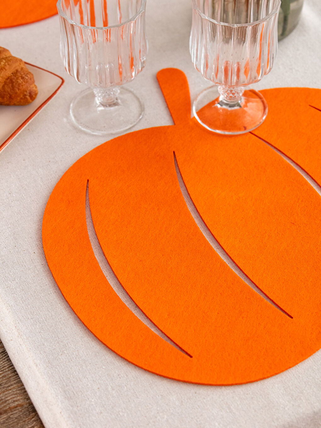 Подтарельник в форме тыквы, 2 упаковки-2