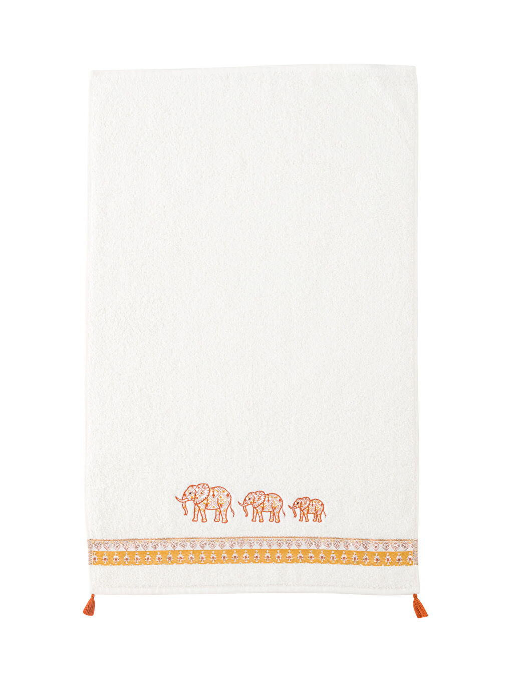 Embroidered Tassel Face Towel 50x80 Cm-4