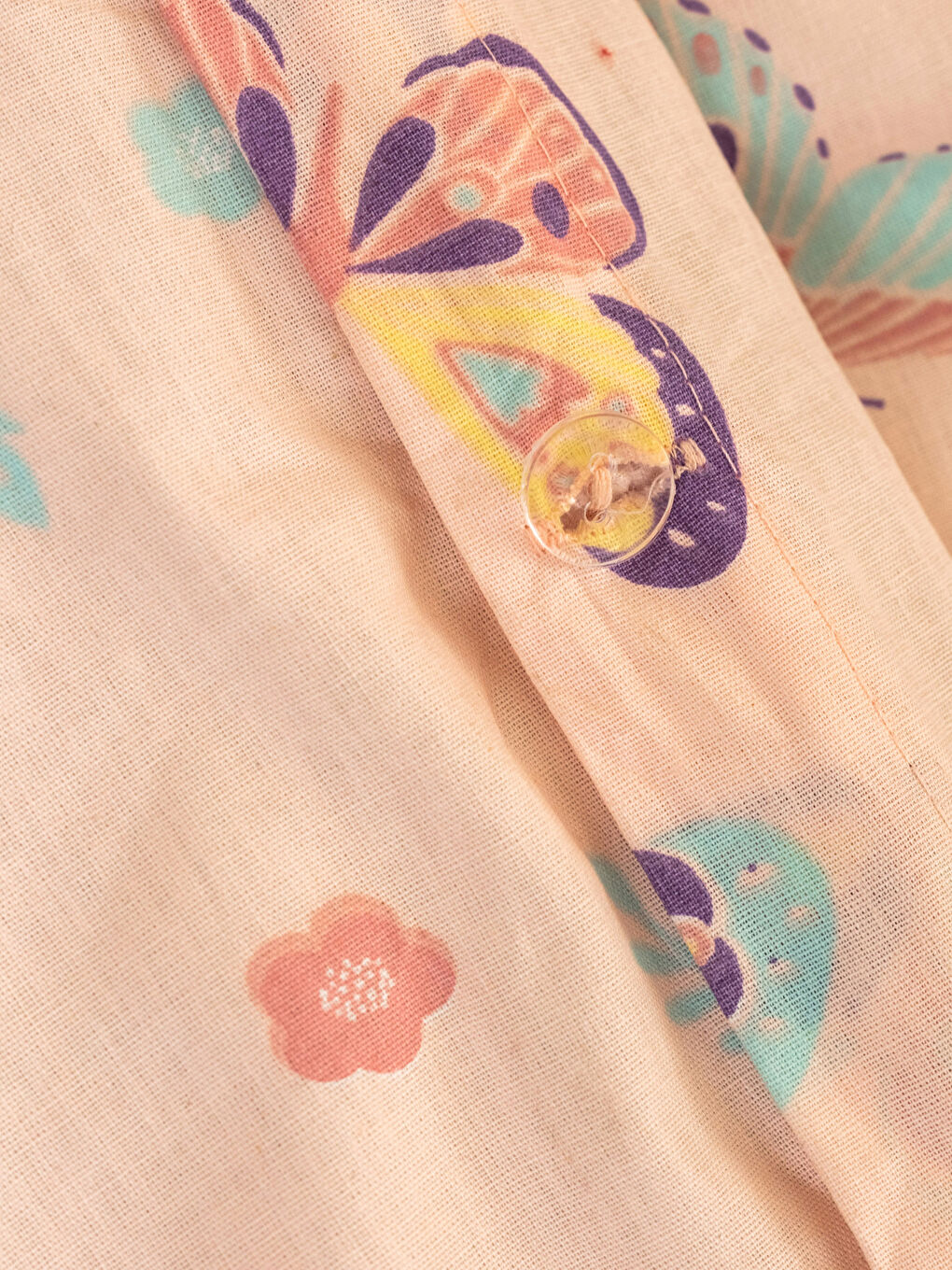 طقم أغطية لحاف للأطفال بنقشة الفراشات-4