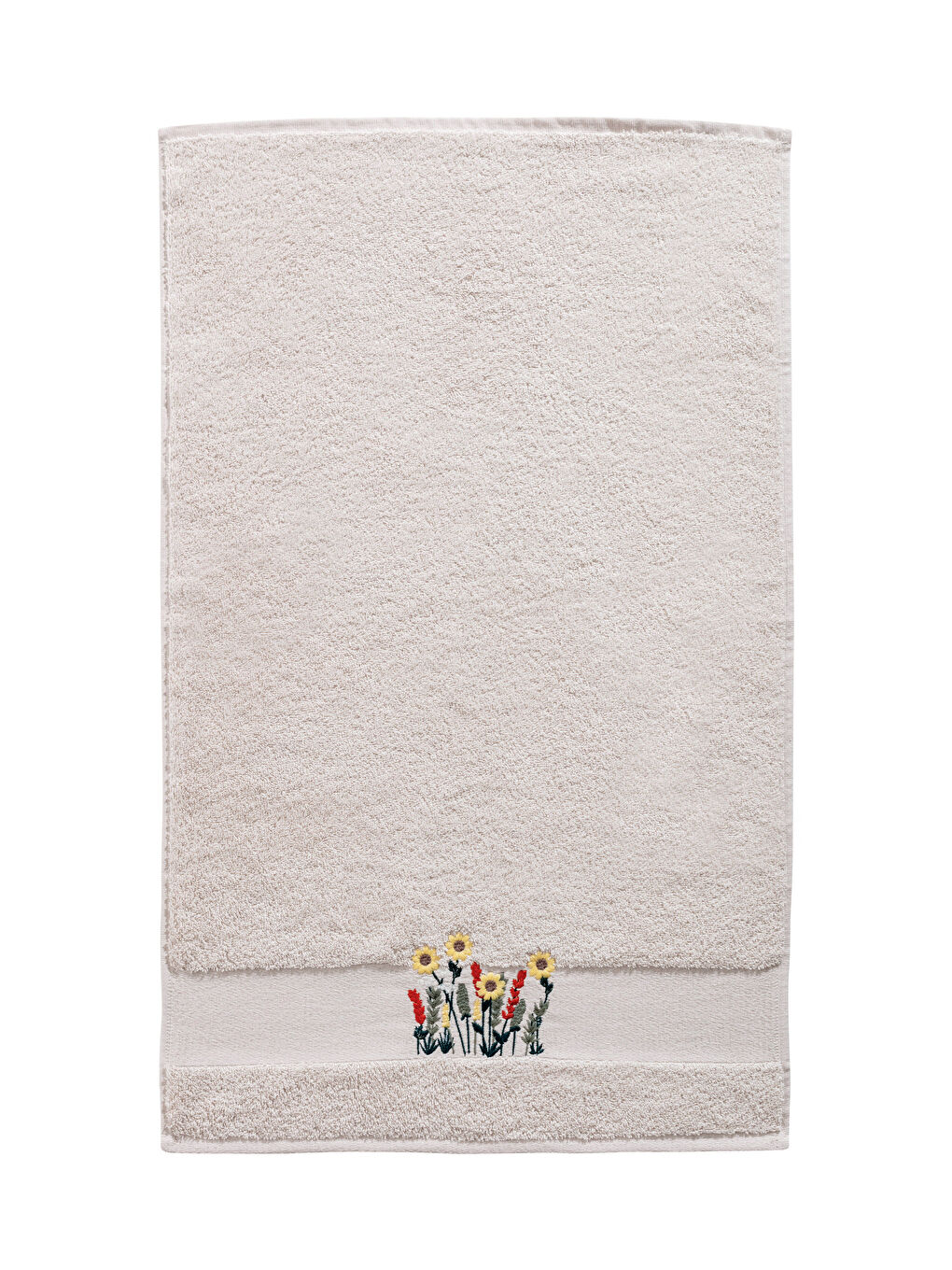 فوطة يد قطن مُزهرة مطرزة مقاس 50x80 سم-4