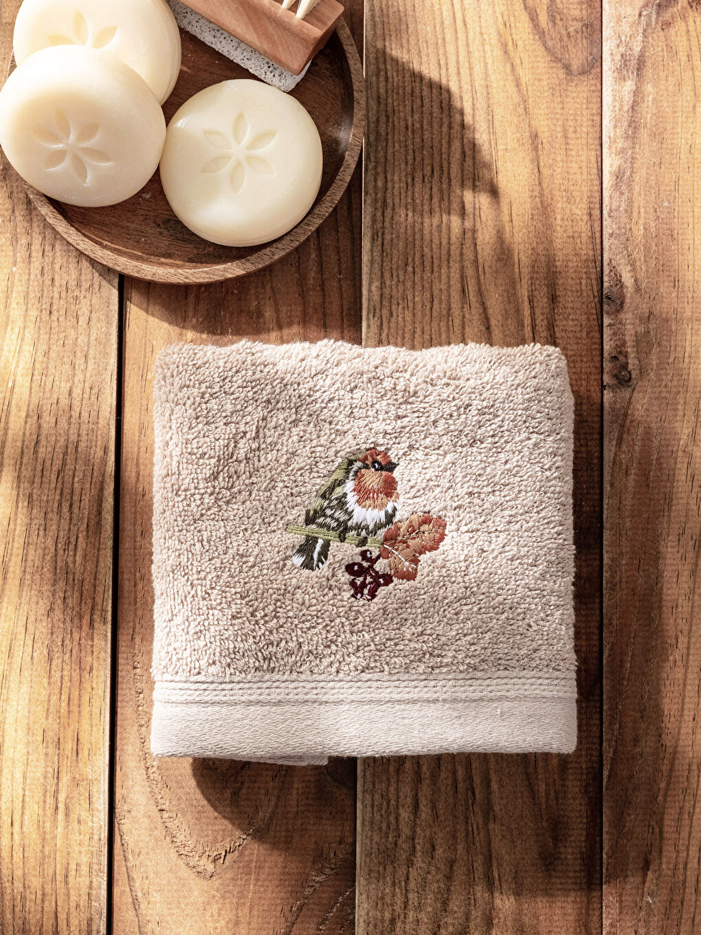 فوطة يد قطن مطرزة 30x50 سم-2