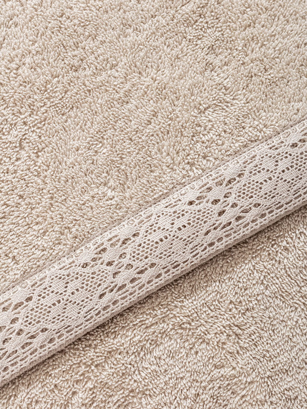 Lace Detailed Face Towel 50x80 Cm-3