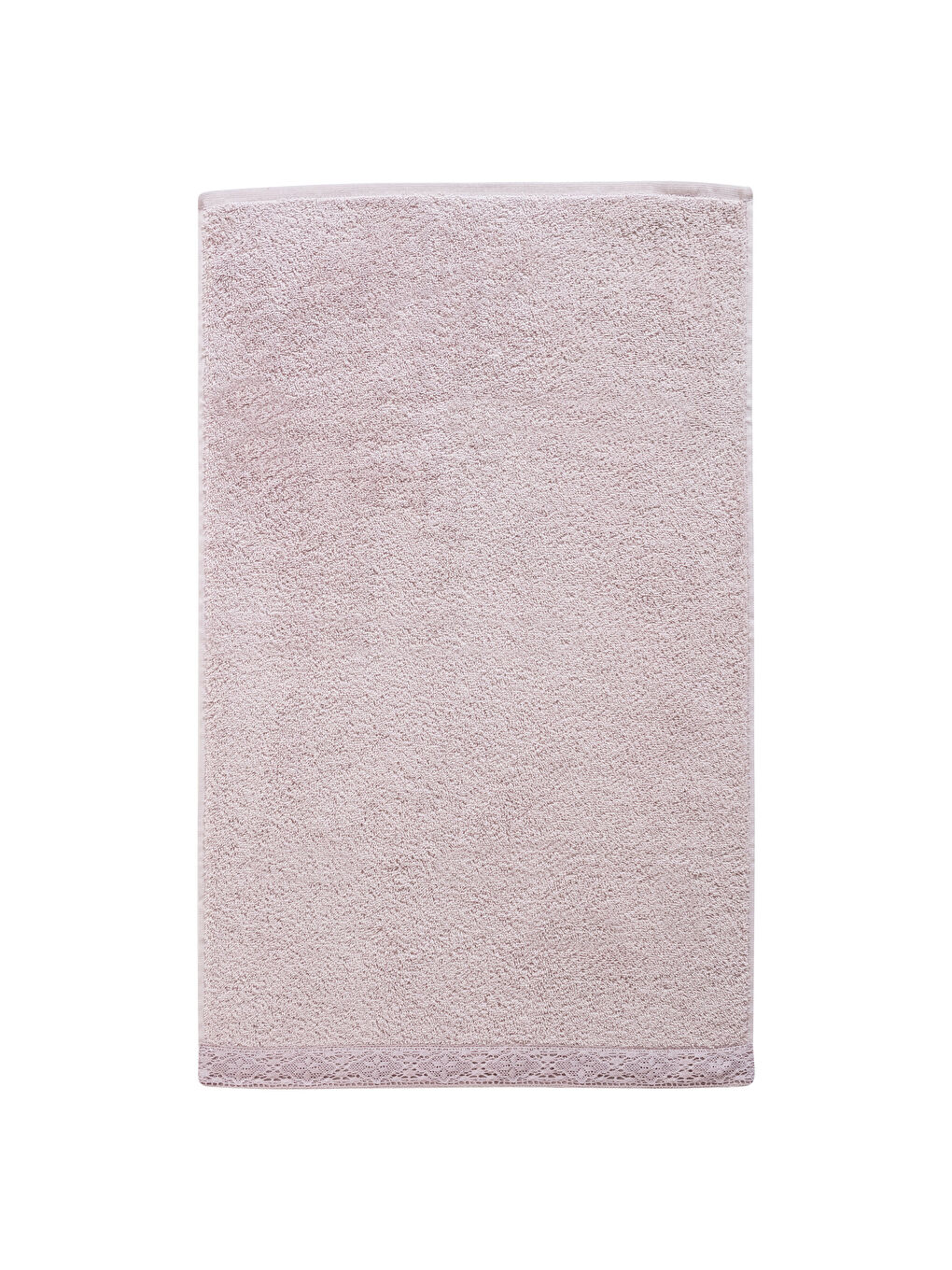 LCW HOME فوطة وجه بتفاصيل دانتيل 50x80 سم -W2GH91Z8-PLJ