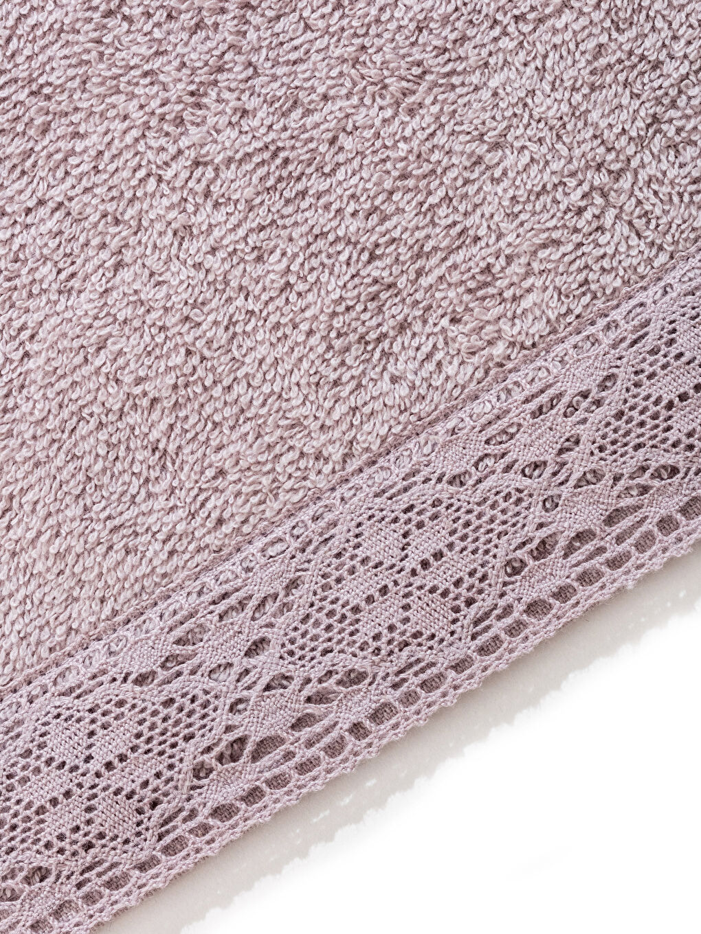 فوطة يد بتفاصيل دانتيل 30x50 سم-3