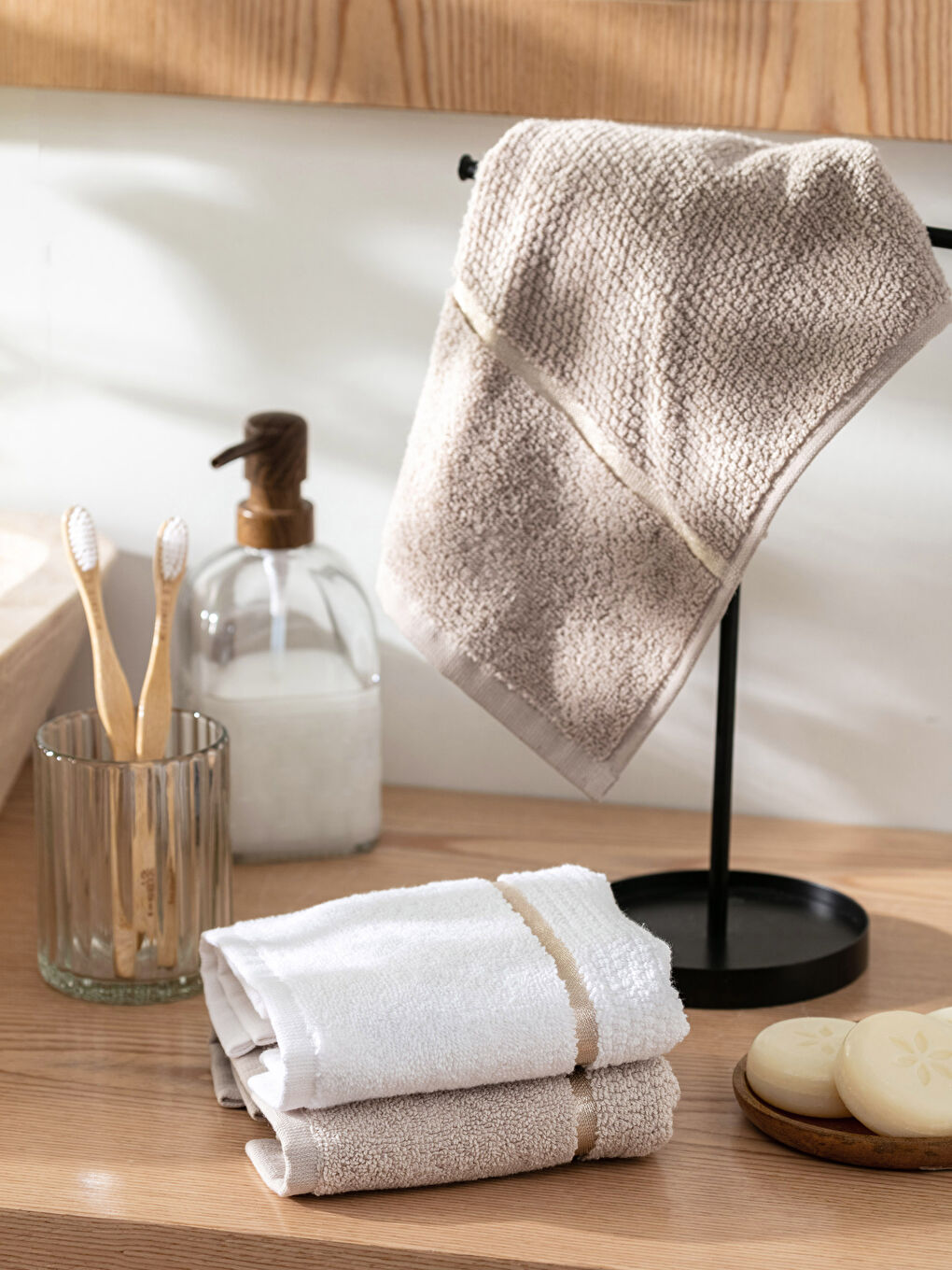 Regular Cotton Hand Towel 3-Pack 30x50 Cm