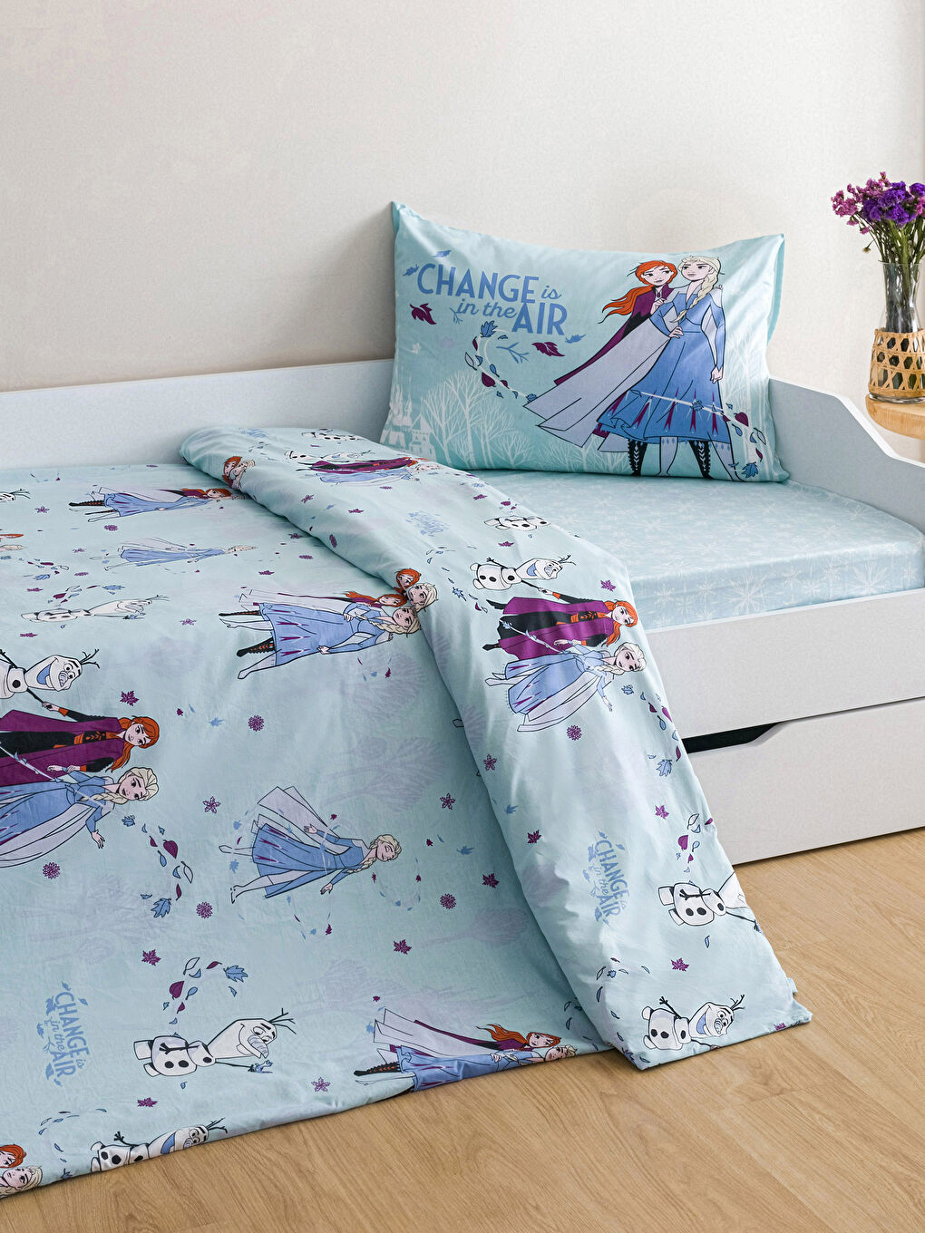LCW HOME Frozen Licensed Child Duvet Cover Set -W2GI11Z4-F9C