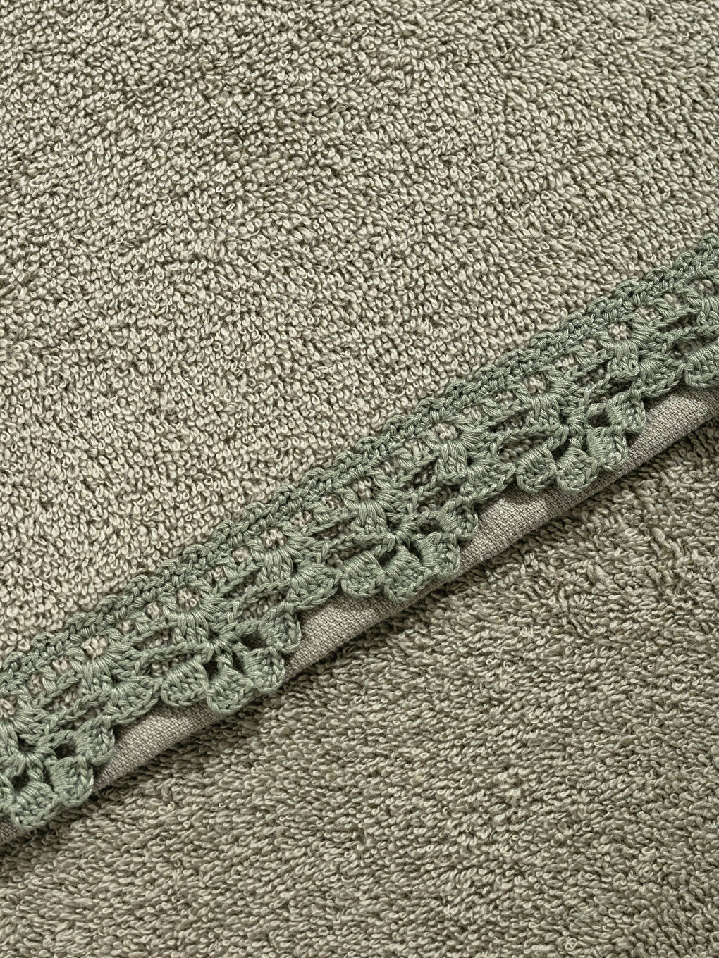 Lace Embroidered Face Towel 50x80 Cm-3