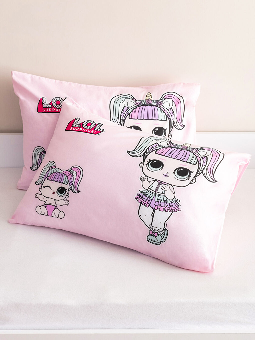 LCW HOME LOL Licencirane Pamučne Dečije Jastučnice 2 Kom 50x70 Cm -W2GI20Z4-F9C