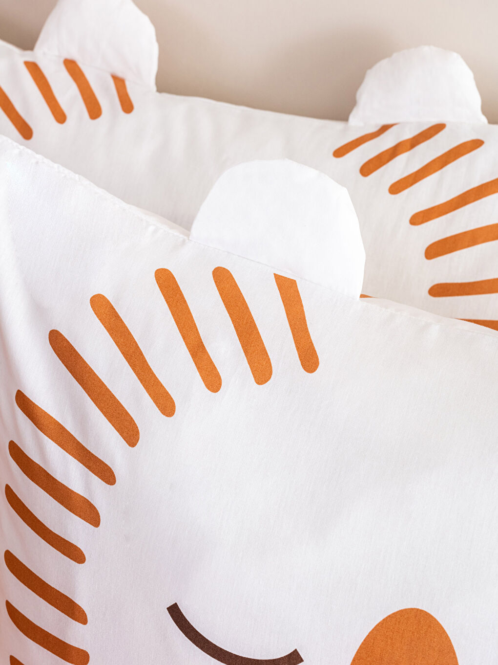 Karışık Desenli Pamuklu Çocuk Yastık Kılıfı 2'li 50x70 cm-2