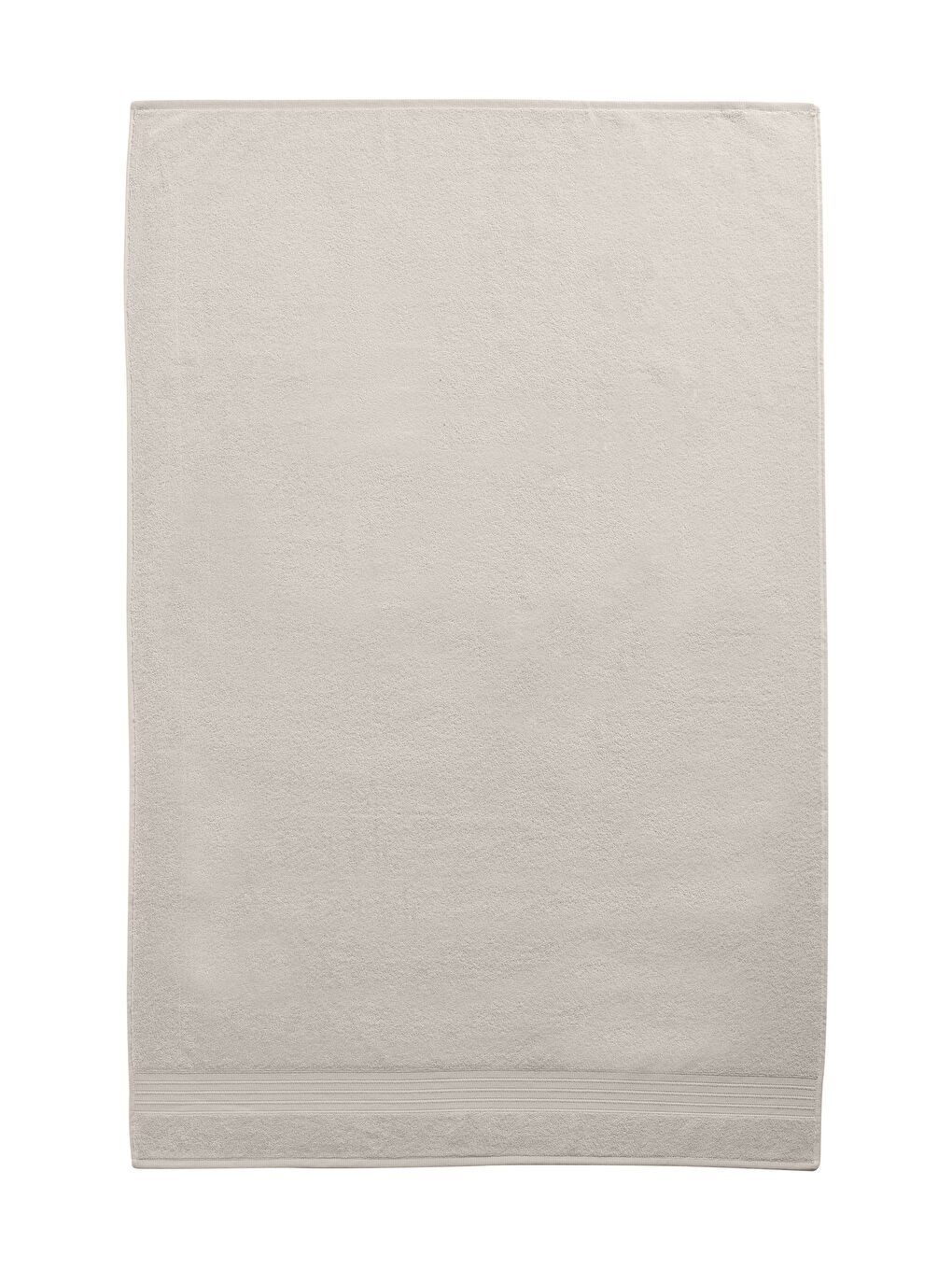 Bej Düz Pamuklu Banyo Havlusu 100x150 cm-4