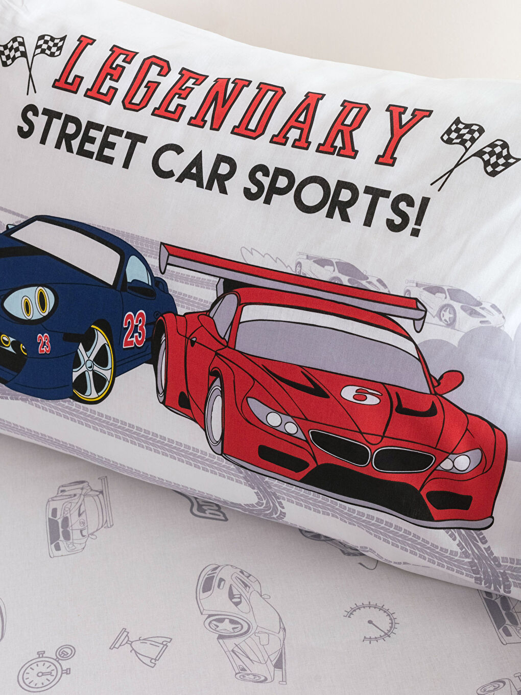 Car Printed Woven Boys' Duvet Cover Set-3