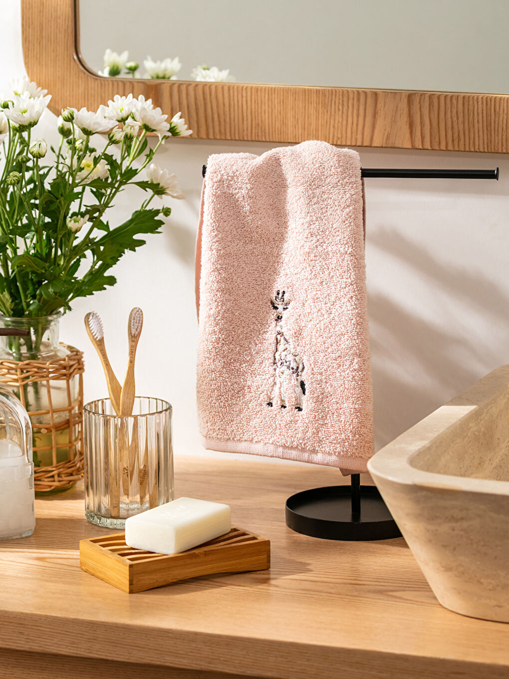 فوطة يد مطرزة 30x50 سم