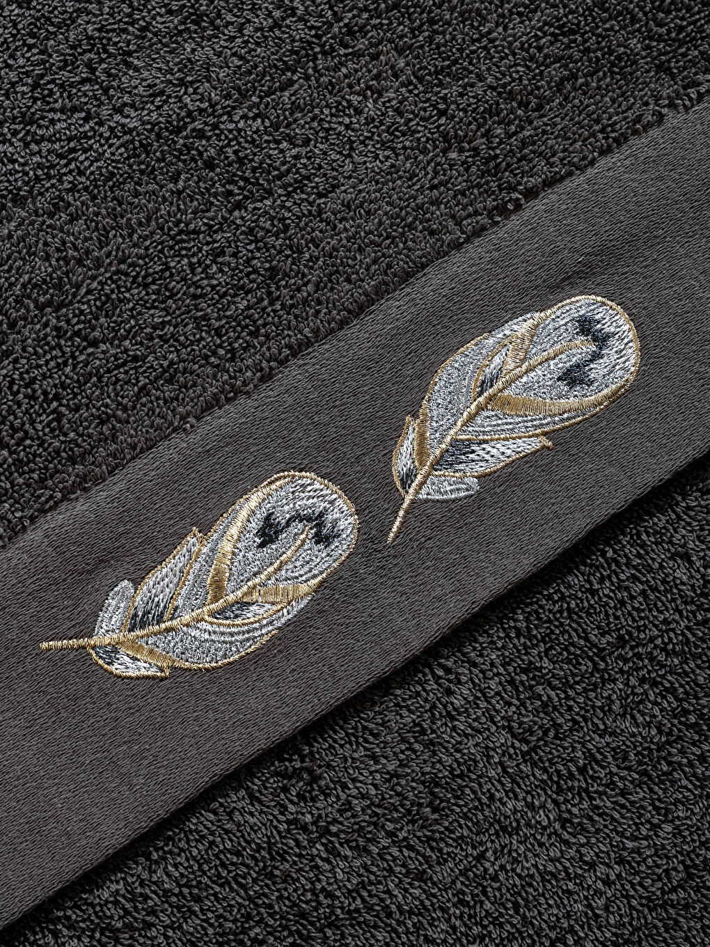 Embroidered Cotton Face Towel 50x80 cm-3