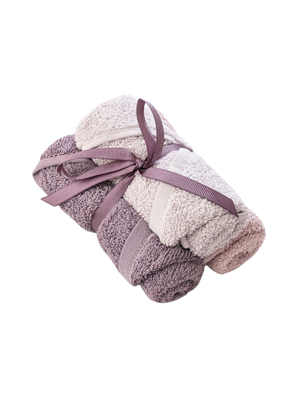 Serviette d'invité en coton uni Lot de 3 pièces 30x30 cm-5