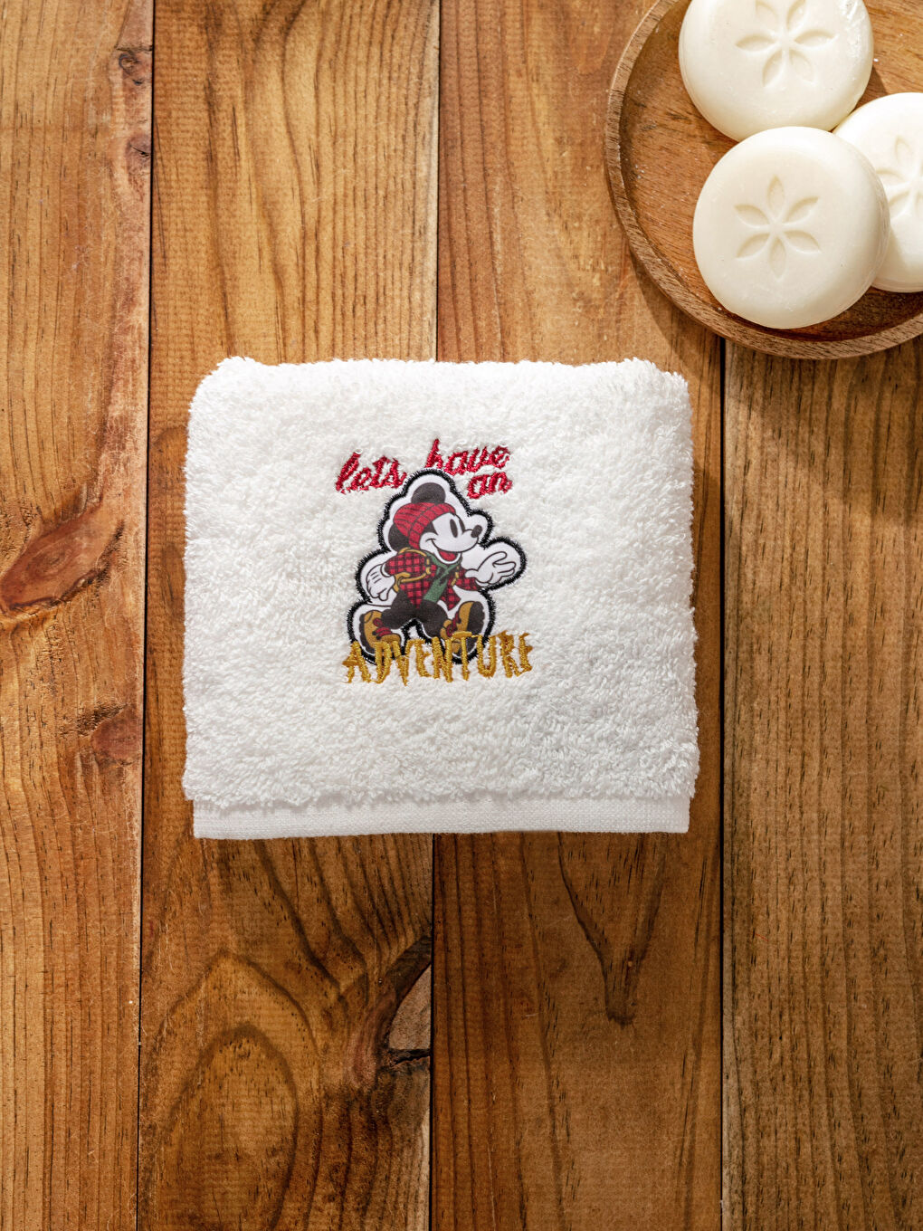 فوطة يد أطفال قطن ميكي ماوس المرخصة 30x50 سم-2