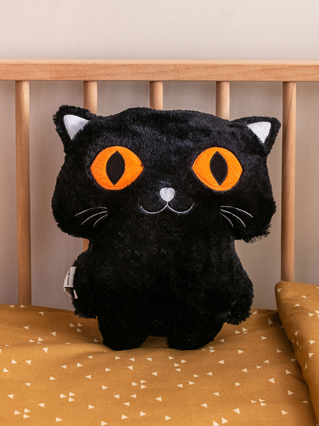 Dolgulu Kedi Bebek Kırlent 32 cm-1