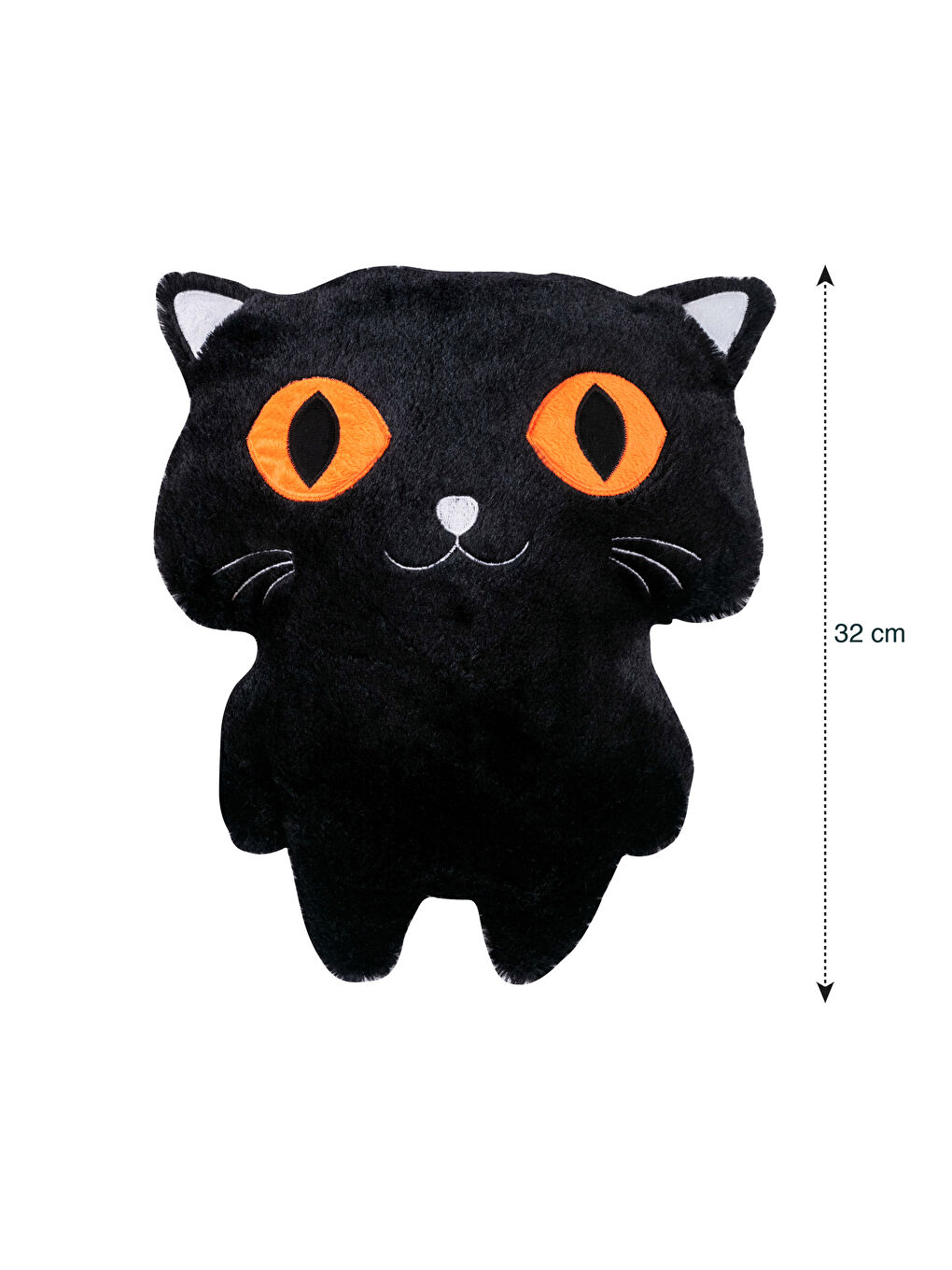 Dolgulu Kedi Bebek Kırlent 32 cm-3