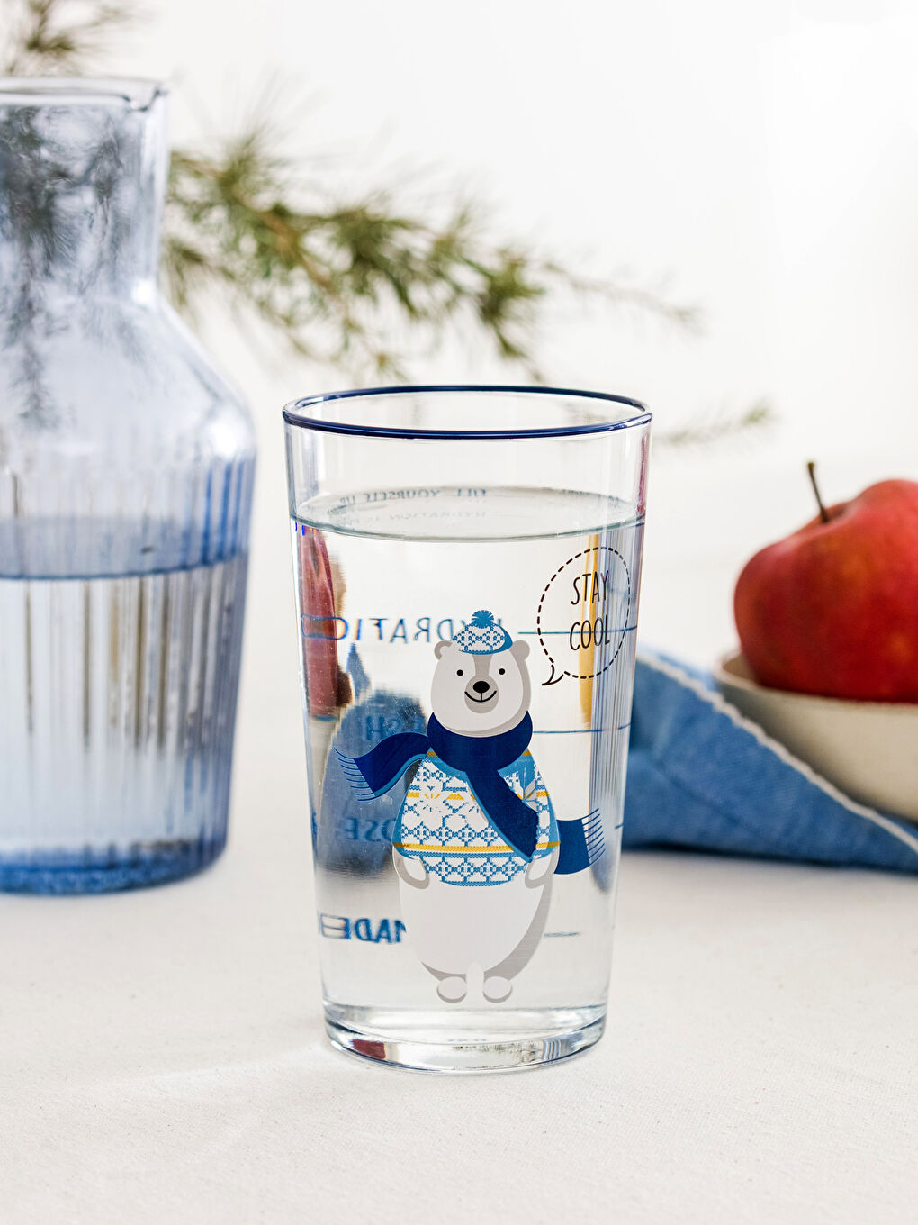 Karışık Baskılı Cam Bardak 570 ml