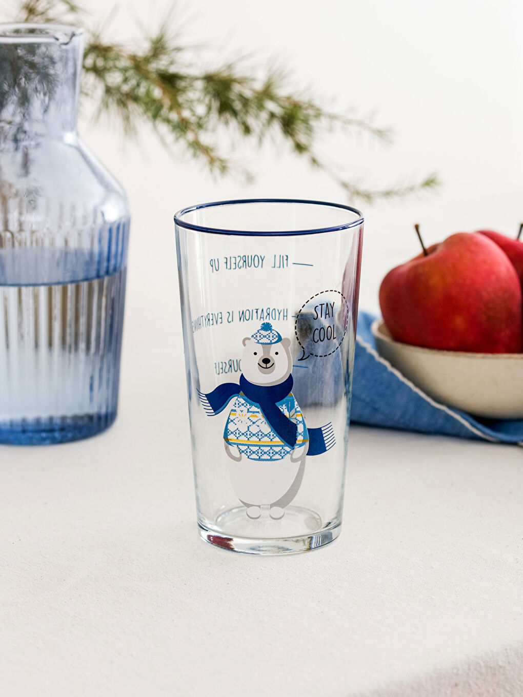 Karışık Baskılı Cam Bardak 570 ml-2