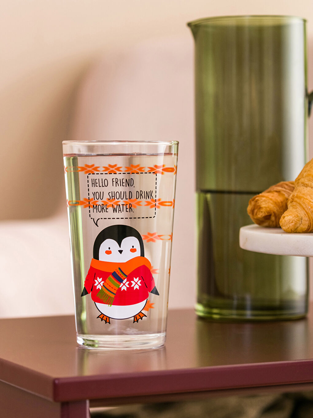 Karışık Baskılı Cam Bardak 570 ml