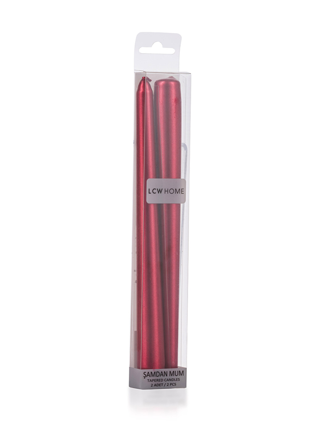 Flat Decorative Candlestick Candle 2 Pack 24 Cm-2