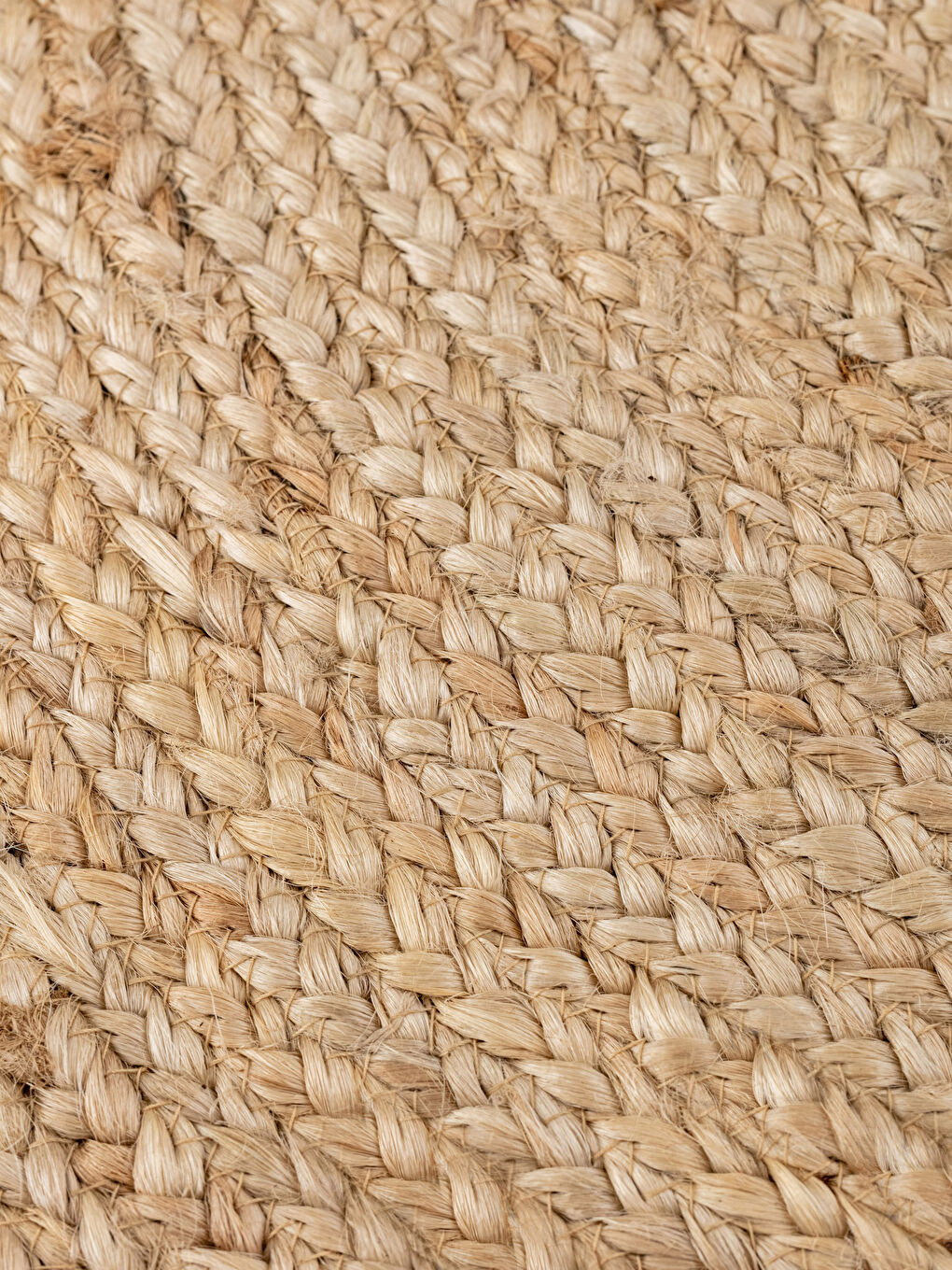 Karışık Jüt Yuvarlak Halı 90x90 cm-1