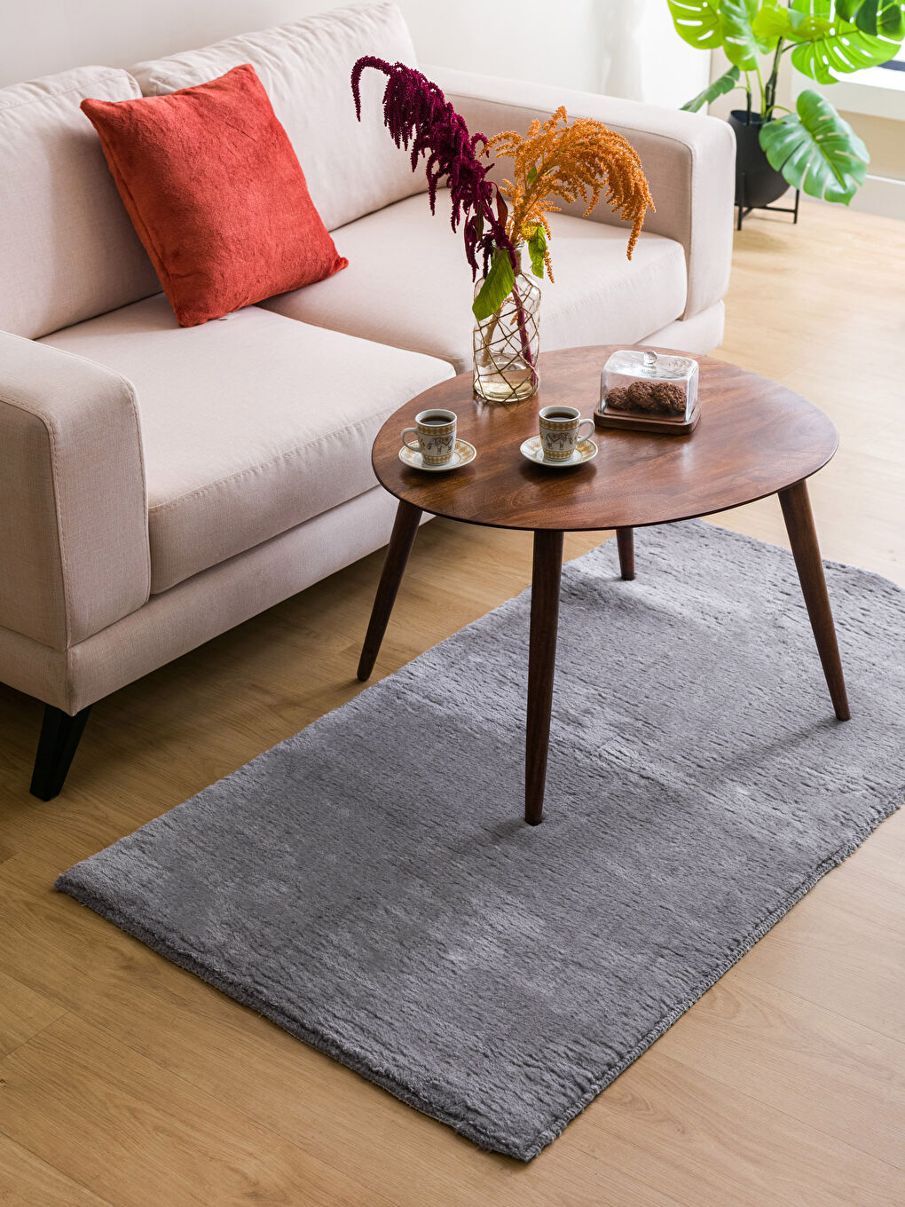 LCW HOME Schlicht Gewebter Teppich 80x150 Cm -W2GJ83Z8-SRV