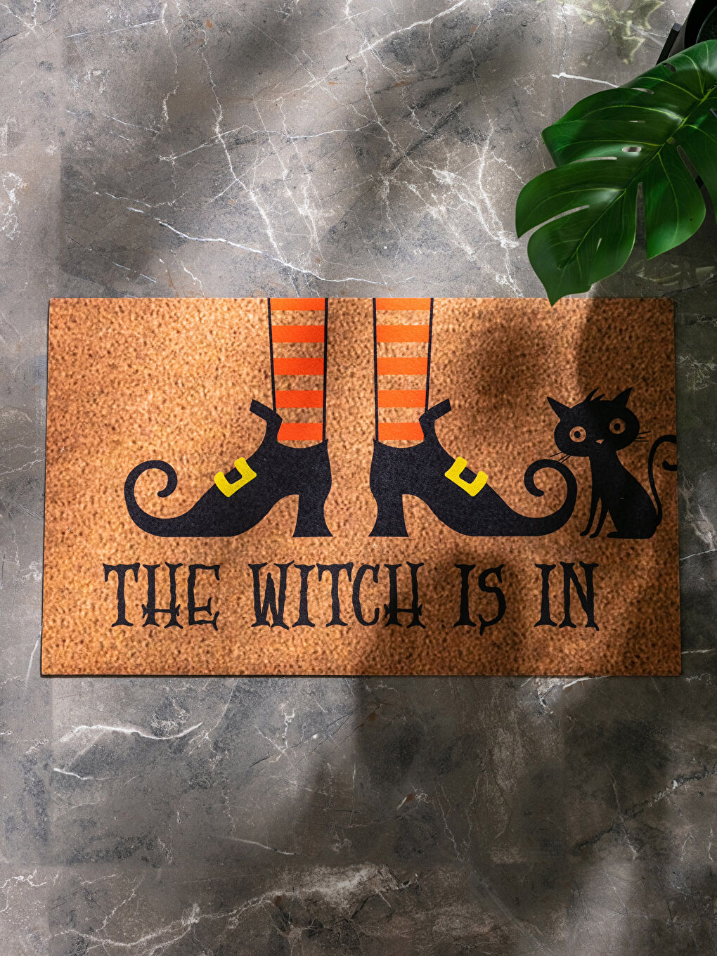 Принтті есік алдындағы кілемше 45x75 см