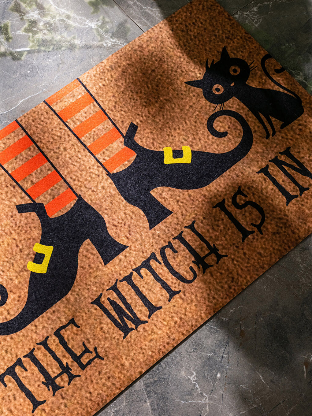 Принтті есік алдындағы кілемше 45x75 см-1