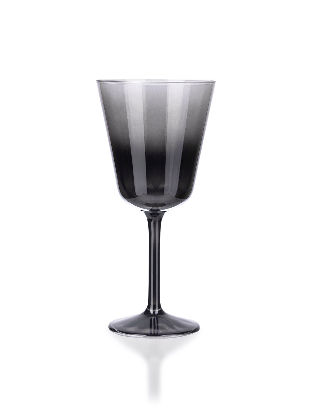 Siyah Cam Ayaklı Su Bardağı 2'li 280 ml-4