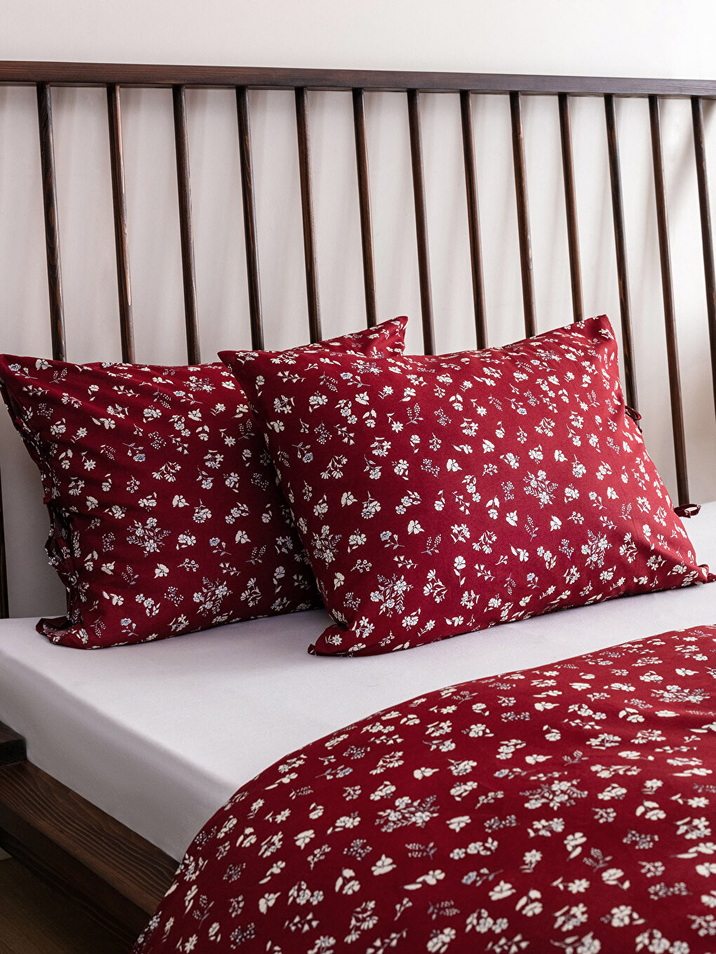 Узорчатый комплект двуспального постельного белья-2