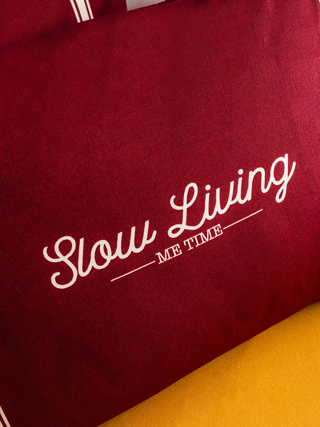 Принтті мақта жастық тысы 2 данадан тұратын 50x70 см-2