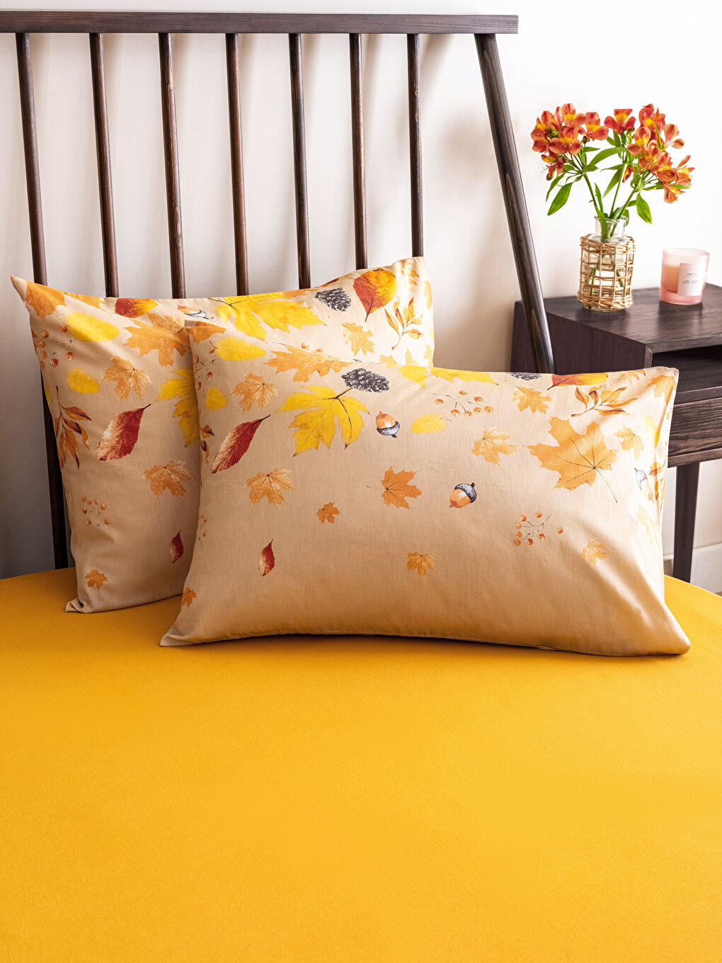 Узорчатая Хлопковая Наволочка 2 Шт. 50x70 см